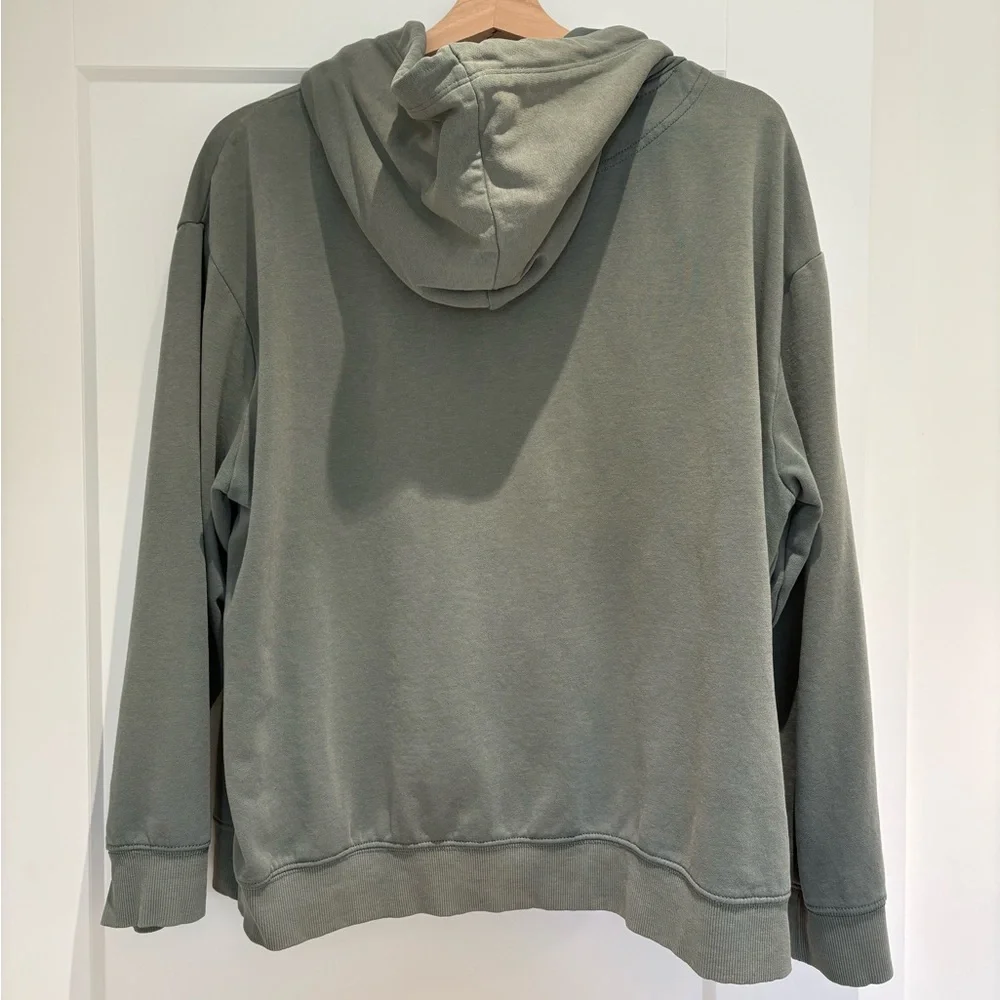 H&M | green hoodie size large - Picture 2 of 6